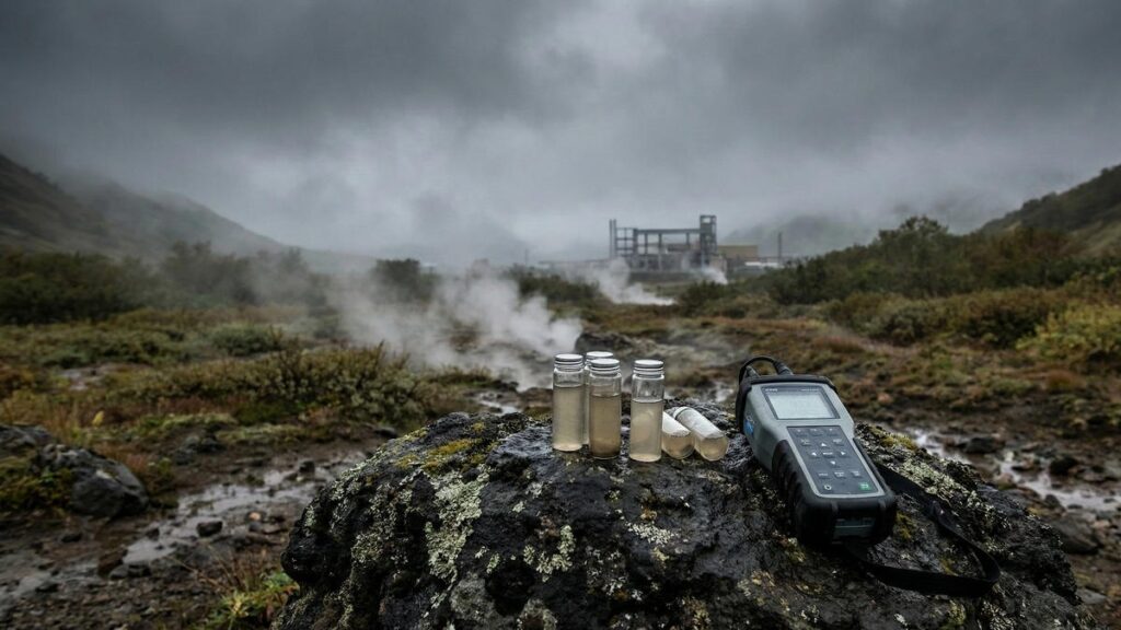 В районе Мутновской ГеоЭС выявлен локальный очаг загрязнения воды