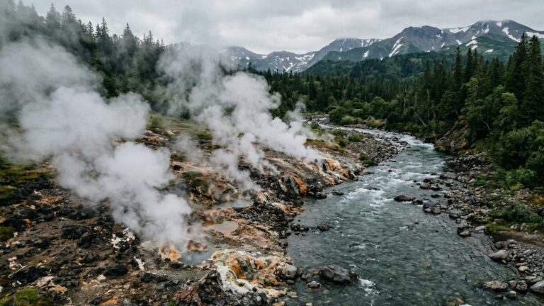 Дыхание недр: на Камчатке измерили газовые выбросы термальных источников