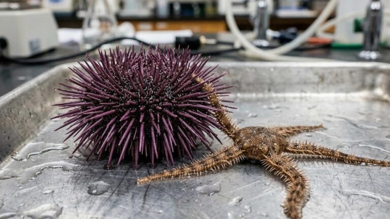 На Камчатке изучают ядовитых червей и токсины морских ежей