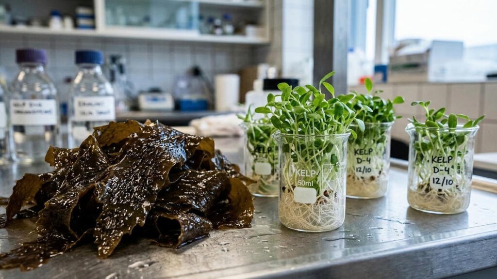 Экстракт камчатской алярии ускорил развитие растений в пять раз