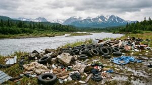 Колонию на Камчатке оштрафовали на 1,3 млн рублей за свалку у реки