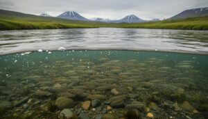 Ученые зафиксировали рекордный скат молоди горбуши на западе Камчатки