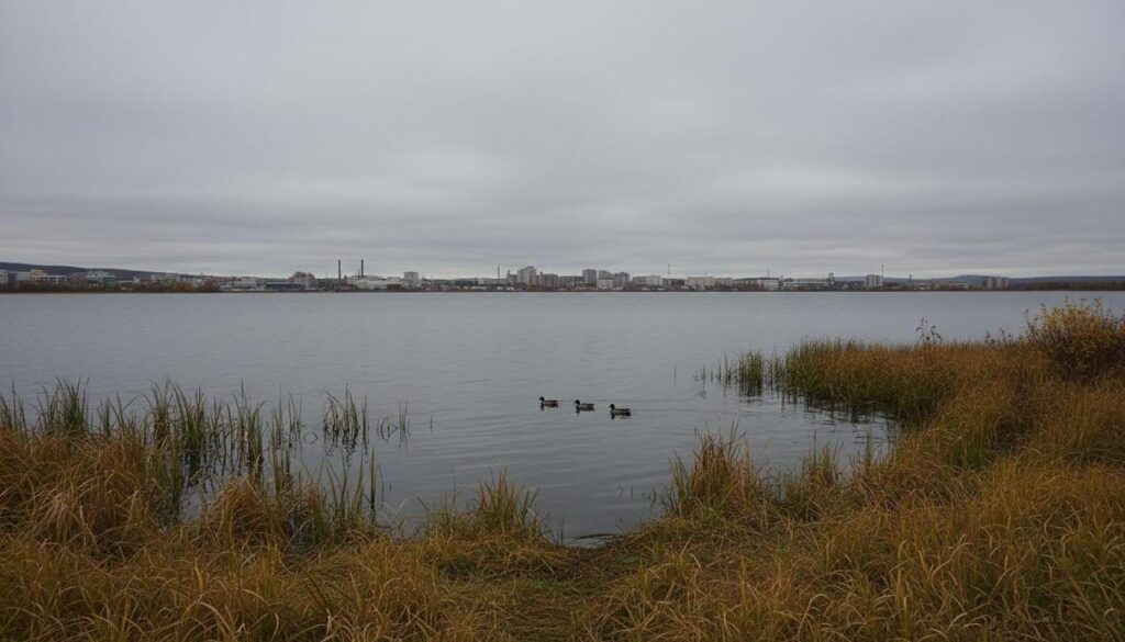 Экологи: на Култучном озере сократилось число водоплавающих птиц
