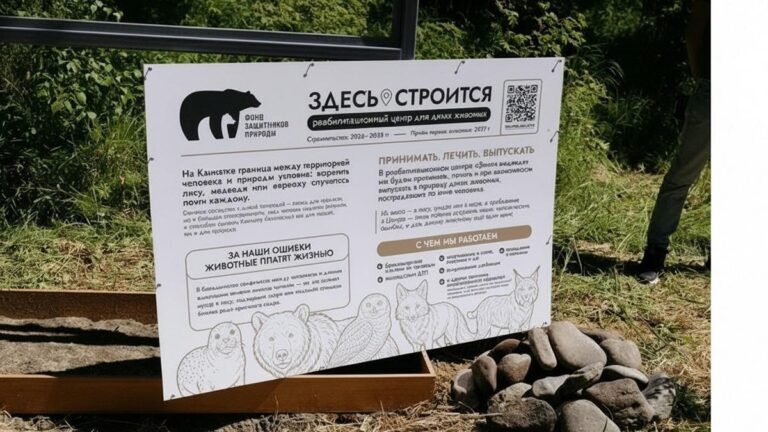 Медвежий угол: на Камчатке строят центр реабилитации зверей